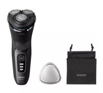 PHILIPS Akcija! Philips Shaver Series 3000, Wet&amp; Dry skuveklis (lādējams), melns S3244/12