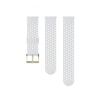 SUUNTO SUUNTO 20MM ATHLETIC 1 SILICONE STRAP WHITE / GOLD SIZE S+M