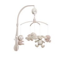Baby's only muzikālais karuselis, dzīvnieki, 0+, Old pink/ Warm linen BO-815.023.061.50