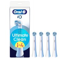 BRAUN Braun CWF-4 Oral-B UltimateClean zobu birstes uzgaļi, balti, 4 gab. iO RB CWF-4