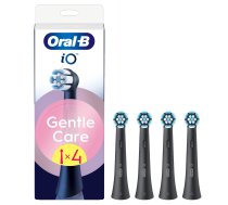 BRAUN Braun SBF-4 Oral-B GentleCare zobu birstes uzgaļi, melni, 4 gab. iO RB SBF-4