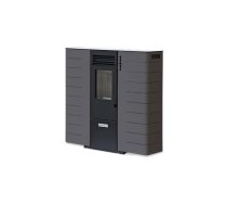 Centrometal granulu kamīns CentroPelet ZS10 S pelēks, 2,92-9,01kW