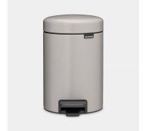 BRABANTIA atkritumu tvertne ar pedāli NewIcon, 3 l, Soft Grey 252181