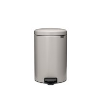 BRABANTIA atkritumu tvertne ar pedāli NewIcon, 20 l, Soft Grey 254406
