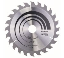 Griešanas disks kokam Bosch OPTILINE WOOD; 210x2,8x30,0 mm; Z24; 15°