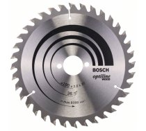 Griešanas disks kokam Bosch OPTILINE WOOD; 190x2,6x30,0 mm; Z36; 15°