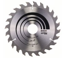Griešanas disks kokam Bosch OPTILINE WOOD; 165x2,6x30,0 mm; Z24; 15°