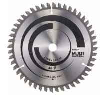 Griešanas disks kokam Bosch MULTI MATERIAL; 184x2,4x16,0 mm; Z48; -5°