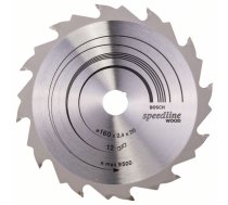 Griešanas disks kokam Bosch SPEEDLINE WOOD; 160x2,4x20,0 mm; Z12; 15°