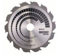 Griešanas disks kokam Bosch CONSTRUCT WOOD; 210x2,8x30,0 mm; Z14; 12°