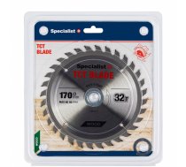 Griešanas disks kokam Specialist Wood; 170x1,4x30/20/16 mm; Z32