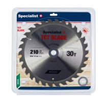 Griešanas disks kokam Specialist Wood; 210x1,4x30/20/16 mm; Z30