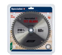 Griešanas disks kokam Specialist Wood; 210x1,4x30/20/16 mm; Z60