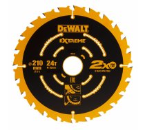 Griešanas disks kokam DeWalt Extreme; 210x2,4x30 mm; Z24