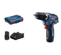 Urbjmašīna-skrūvgriezis Bosch GSR 12V-35; 12 V; 2x3,0 Ah akum.