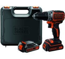 Urbjmašīna-skrūvgriezis Black&Decker BL186KB-QW; 18 V; 2x1,5 Ah akum.