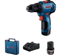 Urbjmašīna-skrūvgriezis Bosch GSR 12V-30; 12 V; 2x2,0 Ah akum.