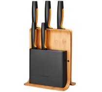 5 nažu komplekts ar bambusa statīvu Fiskars Functional Form