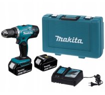 Urbjmašīna-skrūvgriezis Makita DDF453RFE; 18 V; 2x3,0 Ah akum.