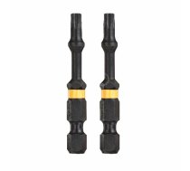 Triecienskrūvgrieža uzgalis DeWalt FLEXTORQ; T20; 57 mm; 2 gab.