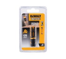 Triecienskrūvgrieža uzgalis DeWalt FLEXTORQ; T25; 50 mm; 2 gab.