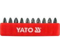 Skrūvgriežu uzgaļu komplekts Yato YT-0471; PZ2; 25 mm; 10 gab.