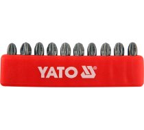 Skrūvgriežu uzgaļu komplekts Yato YT-0472; PZ3; 25mm; 10 gab.