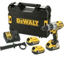 Akumulatora triecienurbjmašīna-skrūvgriezis DeWalt DCD996P3-QW; 18 V; 3x5,0 Ah akum.