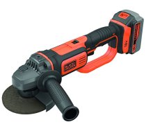 Leņķa slīpmašīna Black & Decker BCG720M1-QW; 18 V; 1x4,0 Ah akum.