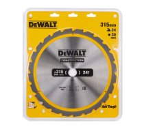 Griešanas disks kokam DeWalt DT1961-QZ; 315x30 mm; 24T; 20°