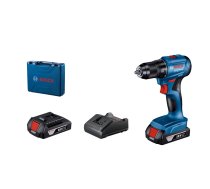 Urbjmašīna-skrūvgriezis Bosch GSR 185-LI; 18 V; 2x2,0 Ah akum.