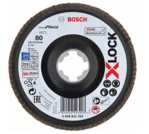 Lāpstveida slīpēšanas disks Bosch Best for Metal X571; X-Lock; 115 mm; K40