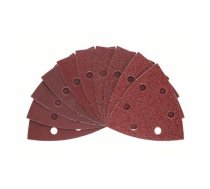 Smilšpapīrs Bosch 2609256957; 93 mm; K60/K80/K120/K180/K240; 10 gab.