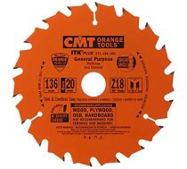 Griešanas disks kokam CMT 271; 136x1.5x20; Z18; 20°