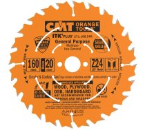Griešanas disks kokam CMT 271; 160x1.7x20; Z24; 18°