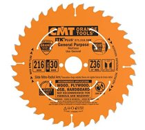 Griešanas disks kokam CMT 271; 216x1,8x30; Z36; -5°