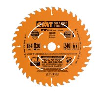 Griešanas disks kokam CMT 272; 184x1,7x20; Z40; 18°