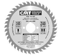 Griešanas disks kokam CMT 292; 165x2,6x30; Z40; 10°