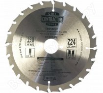Griešanas disks kokam CMT Contractor; 190x2.2x30; Z24; 20°