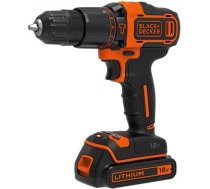 Urbjmašīna-skrūvgriezis Black & Decker BDCHD18KB-QW; 18 V; 2x1,5 Ah akum.