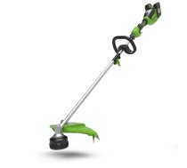 Zāles trimmeris Greenworks GD24X2TX; 2x24 V (bez akumulatora un lādētāja)