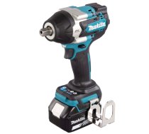 Triecienatslēga Makita DTW701RTJ; 18 V; 2x5,0 Ah akum.