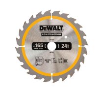Griešanas disks kokam DeWalt; 165x1,86x20,0 mm; Z24; 20°
