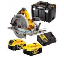 Akumulatora ripzāģis DeWalt DCS572P2-QW; 18 V; 2x5,0 Ah akum.