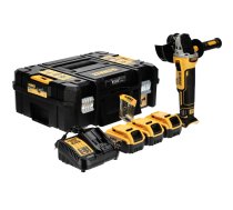 Leņķa slīpmašīna DeWalt DCG405P3-QW; 18 V; 3x5,0 Ah akum.
