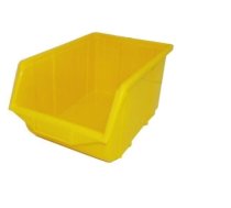Plastmasas kaste Patrol EcoboxPvc; 250x160x130 mm; dzeltena