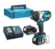 Triecienatslēga Makita DTW1002RTJ; 18 V; 2x5,0 Ah akum.