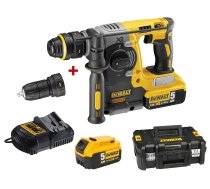 Perforators DeWalt DCH274P2T; SDS-plus; 2,1 J; 18 V; 2x5,0 Ah akum.