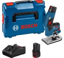 Malu frēze Bosch GKF 12V-8; 12 V; 2x3,0 Ah akum.