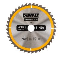 Griešanas disks kokam DeWalt; 216x2,6x30,0 mm; Z40; -5°